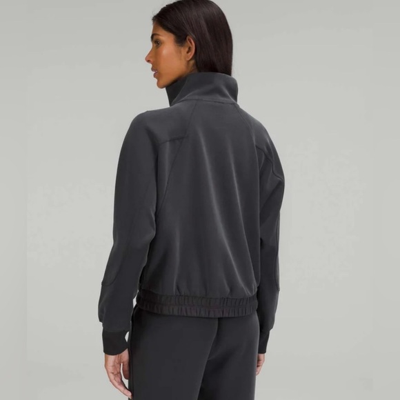 Lululemon Women’s Brushed Softstreme Funnel-Neck Zip Up Jacket- Size 6 - Picture 2 of 10